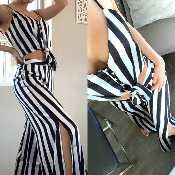 🌹Anastasia Striped Top & Pants Set - Picture 4 of 4